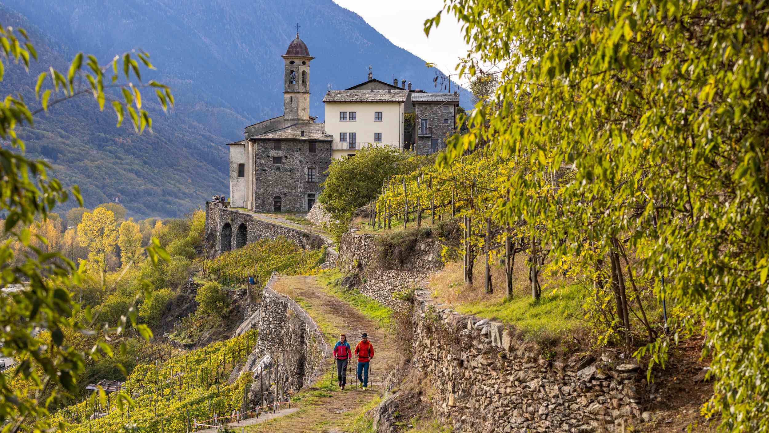 A walking route amongst the Marian sanctuaries of the province of Sondrio